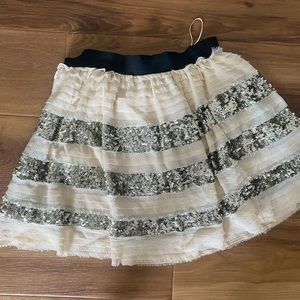 Free people sequin mini skirt size S